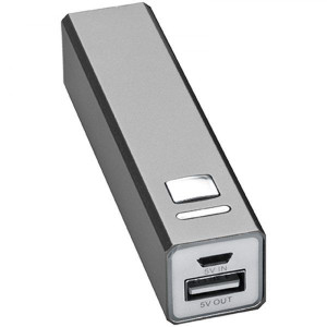 Power bank metalowy 2200 mAh PORT HOPE
