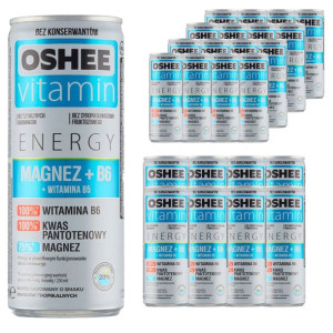 Oshee Vitamin Energy gazowany owoce 250 ml x 24 sztuki