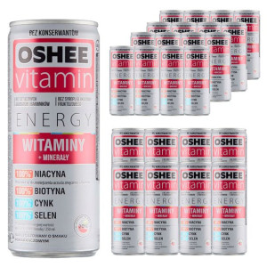 Oshee Vitamin Energy gazowany pomarańczowym 250 ml x 24 sztuki