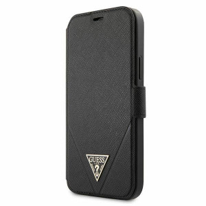 Guess Guflbkp12svsatmlbk Iphone 12 Mini 5,4" Czarny/black Book Saffiano