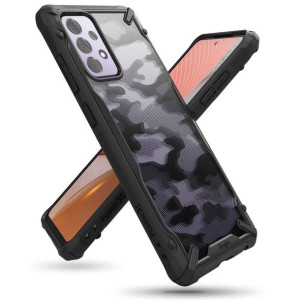 Ringke Fusion X Galaxy A72 Camo Black