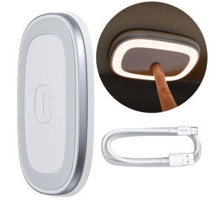 Baseus Bezprzewodowa Magnetyczna Lampka Led Do Samochodu Biały (crydd01-02)