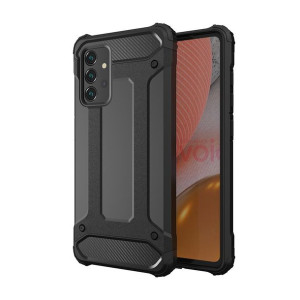 Hybrid Armor Pancerne Hybrydowe Etui Pokrowiec Samsung Galaxy A72 4g Czarny
