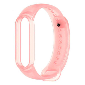 Zamienna Silikonowa Opaska Pasek Do Xiaomi Mi Band 5/6 Różowy