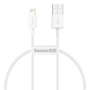 Baseus Superior Kabel Usb - Lightning 2,4a 0,25 M Biały (calys-02)