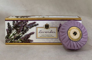Luksusowe perfumowane mydło lawendowe 3x100g