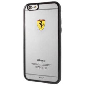 Ferrari Hardcase Fehcs7bk G930 S7 Racing Shield Transparent Black