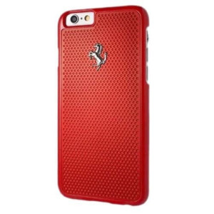 Ferrari Hardcase Fepehcp6re Iphone 6/6s Perforated Aluminium Czerwony/red