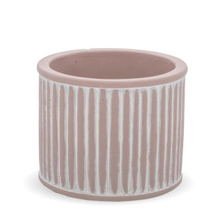 Osłonka na doniczkę  ceglana - wysokość 9 cm