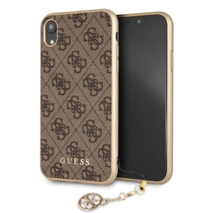 Guess Guhci61gf4gbr Iphone Xr Brown /brązowy Hard Case 4g Charms Collection