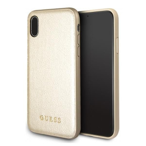 Guess Guhcpxiglgo Iphone X Gold/złoty Hard Case Iridescent