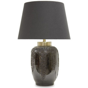 Ceramiczna Lampka Stołowa Czarna - wysokość 62 cm