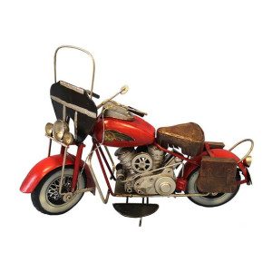 Metalowa replika motocyklu - wysokość 26 cm