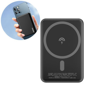 Dudao Bezprzewodowy Power Bank Magsafe 5000mah Czarny (k14s)