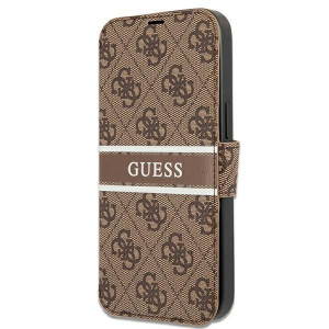 Guess Gubkp13s4gdbr Iphone 13 Mini 5,4" Brązowy/brown Book 4g Stripe