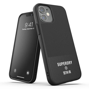 Superdry Moulded Canvas Iphone 12 Mini Case Czarny/black 42584