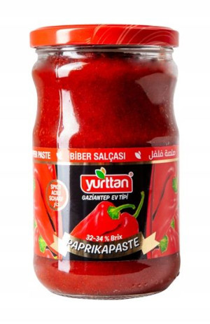Pasta paprykowa ostra Yurttan 650g