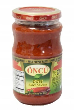PASTA PAPRYKOWA FIRMY ONCU 370g Lagodna