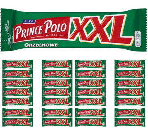 Prince Polo XXL Orzechowe wafelek z czekoladą 50 g x 28 sztuk