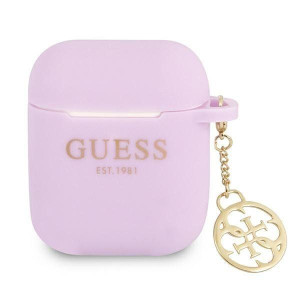 Guess Gua2lsc4eu Airpods 1/2 Cover Fioletowy/purple Charm Collection 4g
