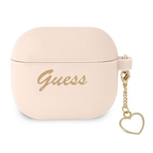 Guess Gua3lschsp Airpods 3 Cover Różowy/pink Silicone Charm Collection