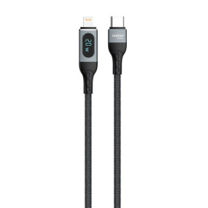Dudao Kabel Usb Typ C - Lightning Szybkie Ładowanie Pd 20w Czarny (l7maxl)