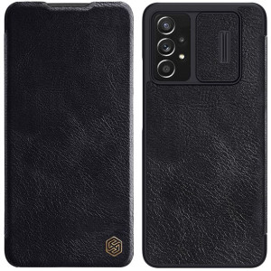 Nillkin Qin Skórzana Kabura Etui Samsung Galaxy A73 Czarny