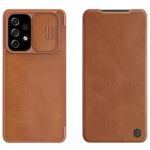 Nillkin Qin Skórzana Kabura Etui Samsung Galaxy A53 5g Brązowy
