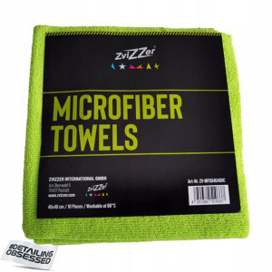 ZviZZer Microfiber Cloth Green mikrofibra 10 szt