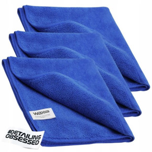 WaxPRO Premium mikrofibra niebieska 40x40cm 3szt.