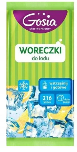 Woreczki Do Lodu 216 Kostek Dużych Kostek Gosia