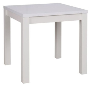 Stół Do Kuchni Jadalni Laminowany Biały Loft Mini 80x80