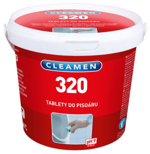 CLEAMEN 320 DEO higieniczne tabletki do pisuarów 1,5 kg