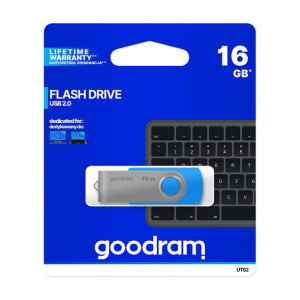 Goodram Pendrive 16gb Usb 2.0 Twister Niebieski