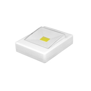 Lampka Ścienna Ltc Włącznik Led Cob 1w Bat. 3xaaa + Magnes / Naklejka