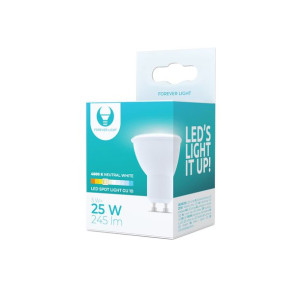 Żarówka Led Gu10 3w 230v 4500k 245lm Forever Light