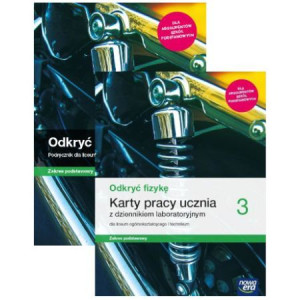 Odkryć fizykę 3 Podręcznik i Karty Pracy Ucznia Zakres Podstawowy