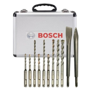 Bosch Zestaw dłut i wierteł SDS-PLUS 11 Szt. w walizce