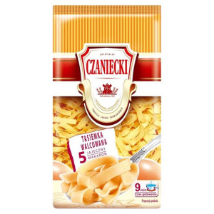 Czaniecki Tasiemka walcowana 5 jajeczny makaron e 250 g