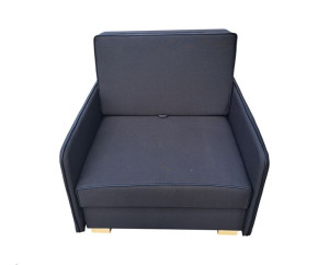 Amerykanka - jednoosobowa Sofa z tkaniny, z funkcją spania