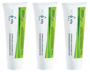 Pasta na nadwrażliwość zębów ApaCare Zahncreme x3