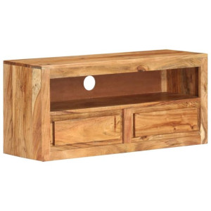 Szafka pod telewizor, 88x30x40 cm, lite drewno akacjowe