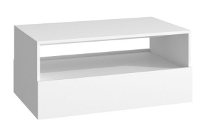 Nowoczesna ława z szufladami Felicja - biała