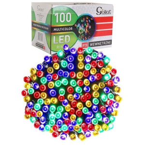 Lampki Sznur 10o Led Wielokolorowe W Ringu