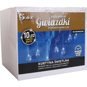 Kurtyna Świetlna 10 Led Oświetlenie Świąteczne