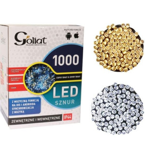 Lampki 1000 Led Z Muzyką Oświetlenie Świąteczne