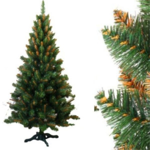 Choinka Sztuczna Gęsta Miedziane Końcówki 210 Cm