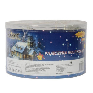 Kurtyna Pajęczyna 120 Led Multikolor