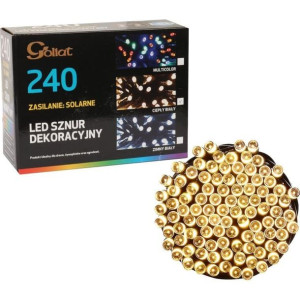 Lampki 240 Led-solary Ciepły Biały Oświetlenie Choinkowe