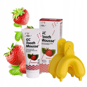 GC Pasta Tooth Mousse 35ml TRUSKAWKA + APLIKATOR